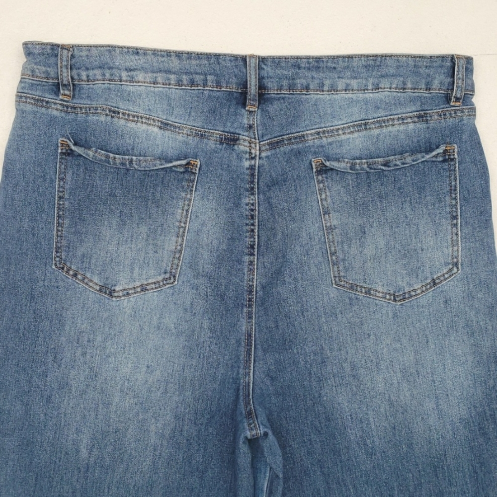 Madden Nyc Juniors’ Plus Size Patchwork Flare Jea… - image 7